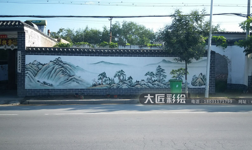 文化墙彩绘 隆尧李氏文化墙彩绘(图3) 文化墙彩绘 隆尧李氏文化墙彩绘(图3)