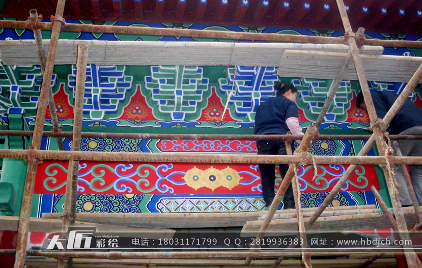 邢台崇兴寺古建彩画(图5)