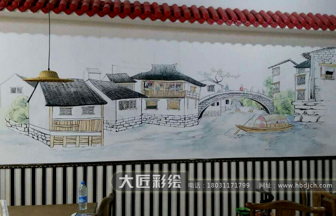 石家庄墙体彩绘 渝宗火锅店彩绘(图3) 石家庄墙体彩绘 渝宗火锅店彩绘(图3)